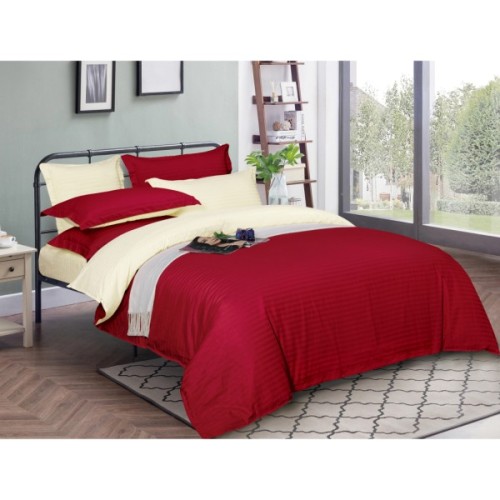 Постільна білизна MirSon SatinStripe 30-0018 + 30-0002Karimi 143х210 Полуторний (2200005263860)