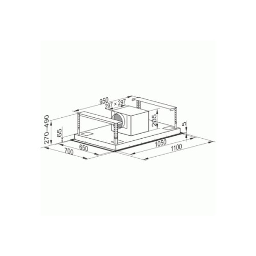 Витяжка кухонна Kaiser EA 1145 Eco (РН014710)