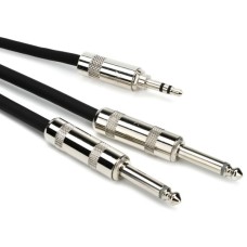 Інсертний кабель RapcoHorizon Y-Cable 3.5mm TRS - TS 1/4" (3m) (YN1-P-10)