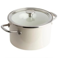 Каструля KitchenAid Steel Core 20 см 3,7 л мигдалевий крем (CC003266-001)