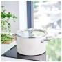 Каструля KitchenAid Steel Core 20 см 3,7 л мигдалевий крем (CC003266-001)