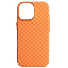 Чохол до мобільного телефона Armorstandart LikeCarbon2 MagCase Apple iPhone 16 Pro Kevlar Orange (ARM88596)