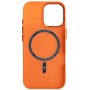Чохол до мобільного телефона Armorstandart LikeCarbon2 MagCase Apple iPhone 16 Pro Kevlar Orange (ARM88596)