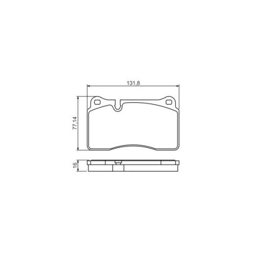 Гальмівні колодки Bosch 0 986 494 207
