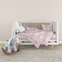 Дитячий постільний набір Home Line Слони (рожевий) (181495)