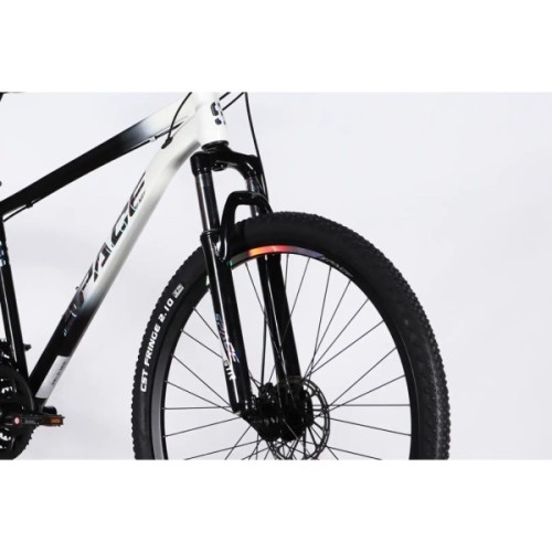 Велосипед Space 27.5" MARS DD FR рама-17" ST 2026 чорний з білим (OPS-SP-27.5-070)
