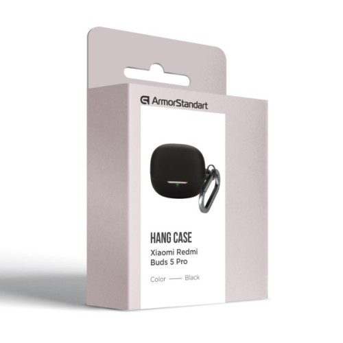 Чохол для навушників Armorstandart Hang Case For Xiaomi Buds 5 Pro Black (ARM84515)