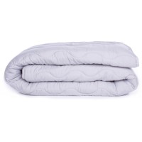 Ковдра MirSon антиалергенна EcoSilk всесезонна №9007 Eco Light Gray 200x220 см (2200005994368)
