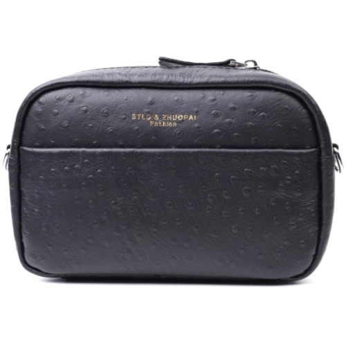 Сумка Vintage З натуральної шкіри Чорна (22659)