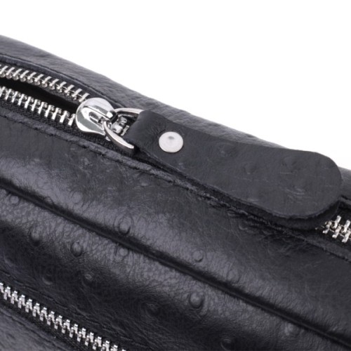 Сумка Vintage З натуральної шкіри Чорна (22659)