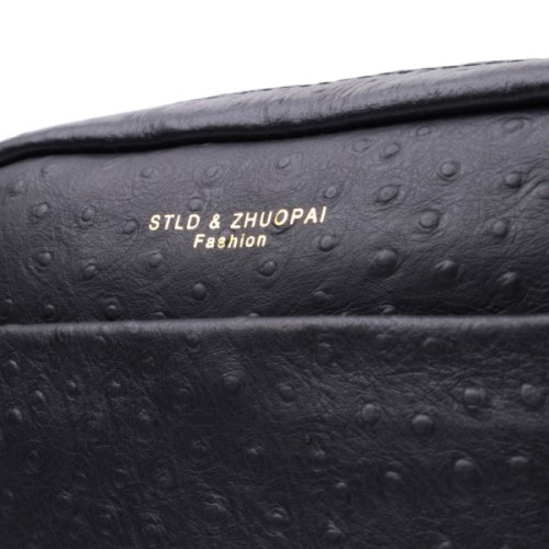 Сумка Vintage З натуральної шкіри Чорна (22659)