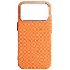 Чохол до мобільного телефона Armorstandart LikeCarbon2 SE MagCase Apple iPhone 17 Pro Kevlar Orange Rose Gold (ARM89168)