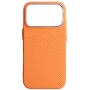 Чохол до мобільного телефона Armorstandart LikeCarbon2 SE MagCase Apple iPhone 17 Pro Kevlar Orange Rose Gold (ARM89168)