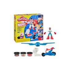 Набір для творчості Hasbro Play-Doh Marvel Капітан Америка з мотоциклом (G0555)