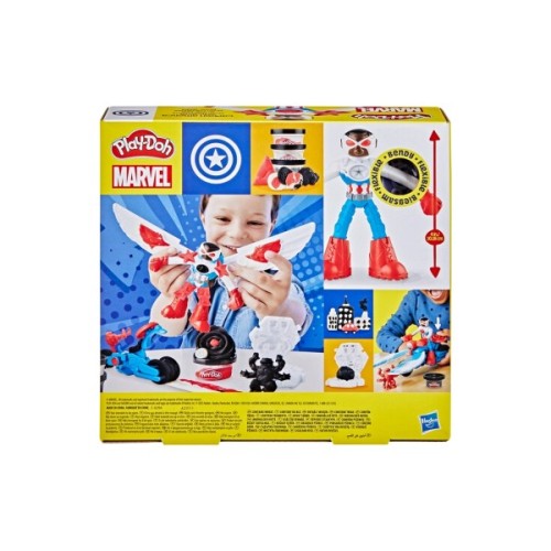 Набір для творчості Hasbro Play-Doh Marvel Капітан Америка з мотоциклом (G0555)