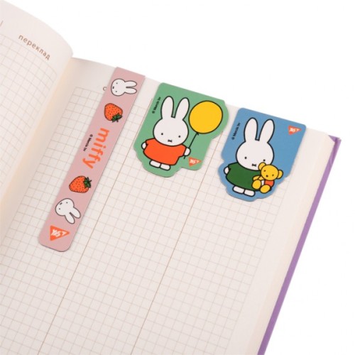 Закладки для книг Yes магнітні Miffy 3 шт (708356)