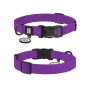 Нашийник для тварин WAUDOG Magnet c QR паспортом, магнітна пряжка-фастекс M фіолетовий (27959)