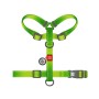 Шлея для собак WAUDOG Nylon Mono з QR-паспортом, пластиковий фастекс L салатова (52745)