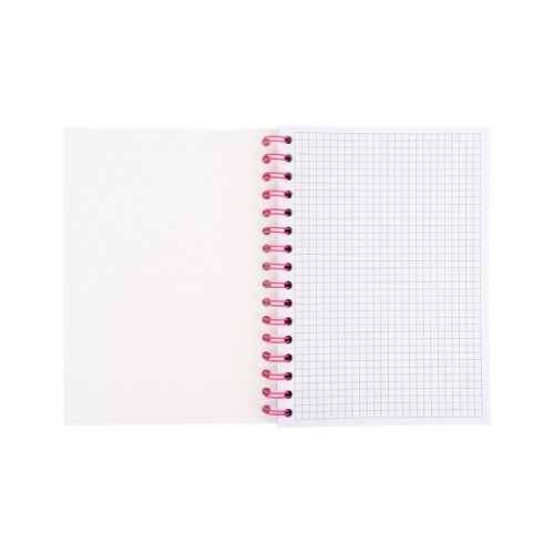 Блокнот Kite на спіралі A5 Cute 1, 80 аркушів, клітинка (K25-1911-1)