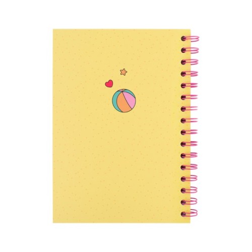 Блокнот Kite на спіралі A5 Cute 1, 80 аркушів, клітинка (K25-1911-1)