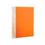 Папка на кільцях Axent А4 з 2-ма кільцями 700 мкм 25 мм Прозора помаранчева (1207-25-A)