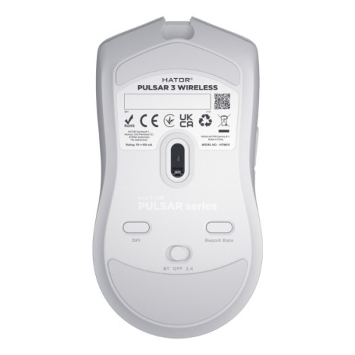 Мишка Hator Pulsar 3 Wireless White (HTM631)