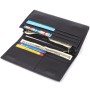Гаманець ST Leather З натуральної шкіри Чорний (23084)