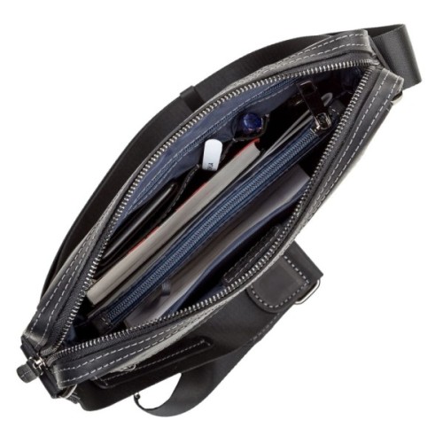 Сумка Shvigel Шкіряна Чорна (11098)