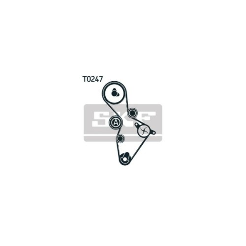 Комплект ременя ГРМ з помпой SKF VKMC 01220