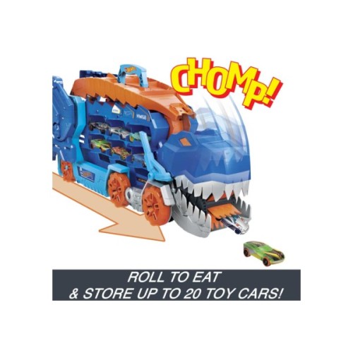 Автотрек Hot Wheels Мега-транспортер Неймовірний Ті-Рекс (HNG50)