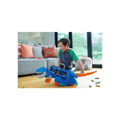 Автотрек Hot Wheels Мега-транспортер Неймовірний Ті-Рекс (HNG50)