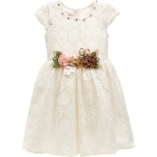 Плаття дитяче Tivido святкове з прикрасою (2173-128G-cream)