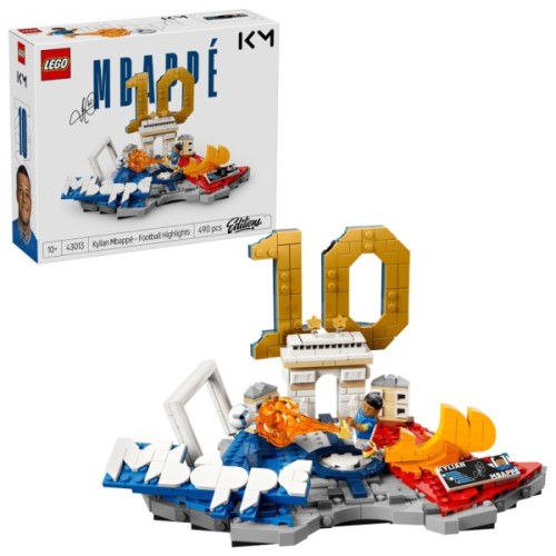 Конструктор LEGO Editions Football Кіліан Мбаппе — найкращі моменти футбольних матчів (43013)