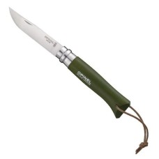Ніж Opinel №8 Inox VRI Trekking зеленый, без упаковки (001703)