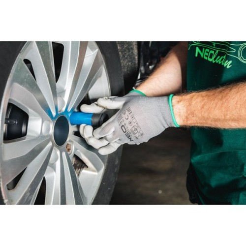 Захисні рукавиці Neo Tools поліестер з поліуретановим покриттям, р.8, сірий 12шт (97-646-8)