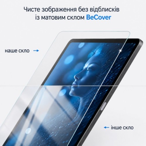 Скло захисне BeCover Matte Anti-Glare Apple iPad Pro 11" M5 2025 (715948)