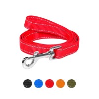 Повідець для собак Dog Extreme з нейлону подвійний Ш 25 мм Д 122 см червоний (42993)