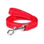 Повідець для собак Dog Extreme з нейлону подвійний Ш 25 мм Д 122 см червоний (42993)
