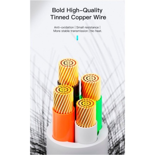 Дата кабель USB 2.0 AM to Lightning 1.0m 2.4A black Essager (EXCL-LS01)