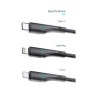 Дата кабель USB 2.0 AM to Lightning 1.0m 2.4A black Essager (EXCL-LS01)
