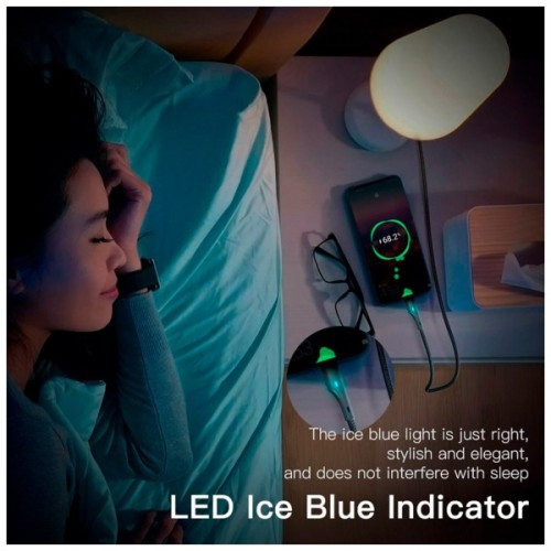 Дата кабель USB 2.0 AM to Lightning 1.0m 2.4A black Essager (EXCL-LS01)