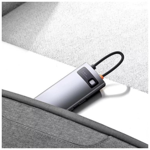 Концентратор Baseus USB-C 4-in-1 4xUSB 3.0 gray (WKWG070013)
