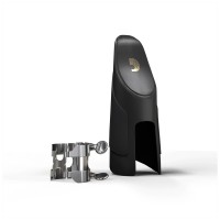 Лігатура для саксофонів D'Addario H-Ligature & Cap For Alto Saxophone Silver-Plated (HAS1S)