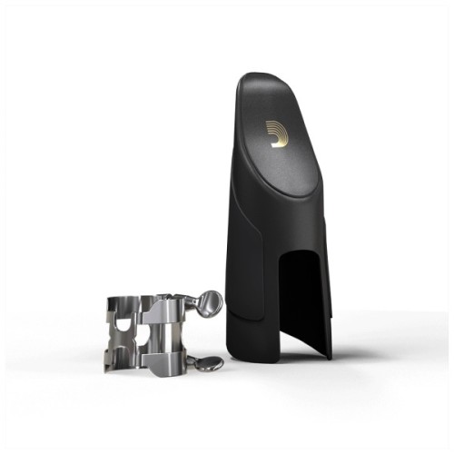 Лігатура для саксофонів D'Addario H-Ligature & Cap For Alto Saxophone Silver-Plated (HAS1S)