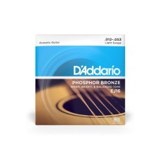 Струни для гітари D'Addario Phosphor Bronze Regular Light (12-53) (EJ16)