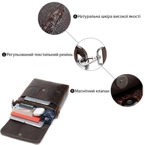 Сумка Vintage Коричнева (20039)