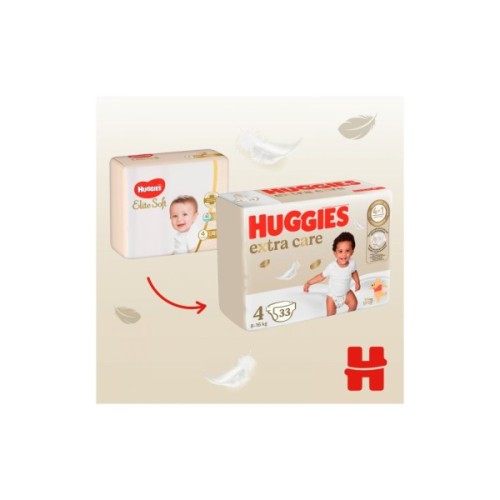Підгузки Huggies Extra Care Size Розмір 4 (8-16 кг) 76 шт (5029053583167)