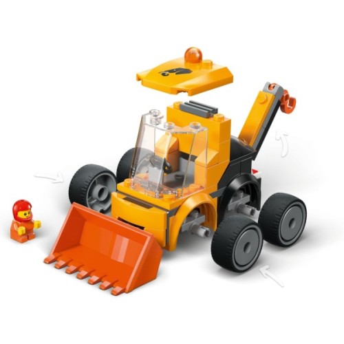 Конструктор LEGO City Автівки — Будівельний навантажувач (60483)