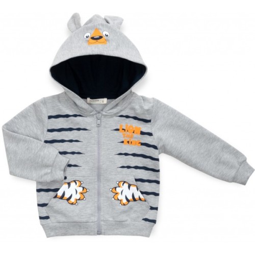 Спортивний костюм дитячий Breeze з тигриками (16109-80B-gray)