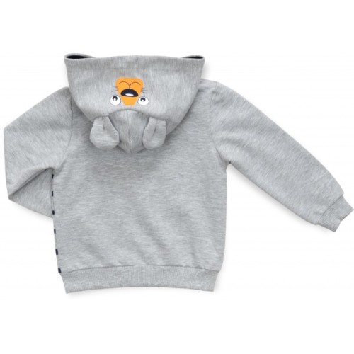 Спортивний костюм дитячий Breeze з тигриками (16109-80B-gray)